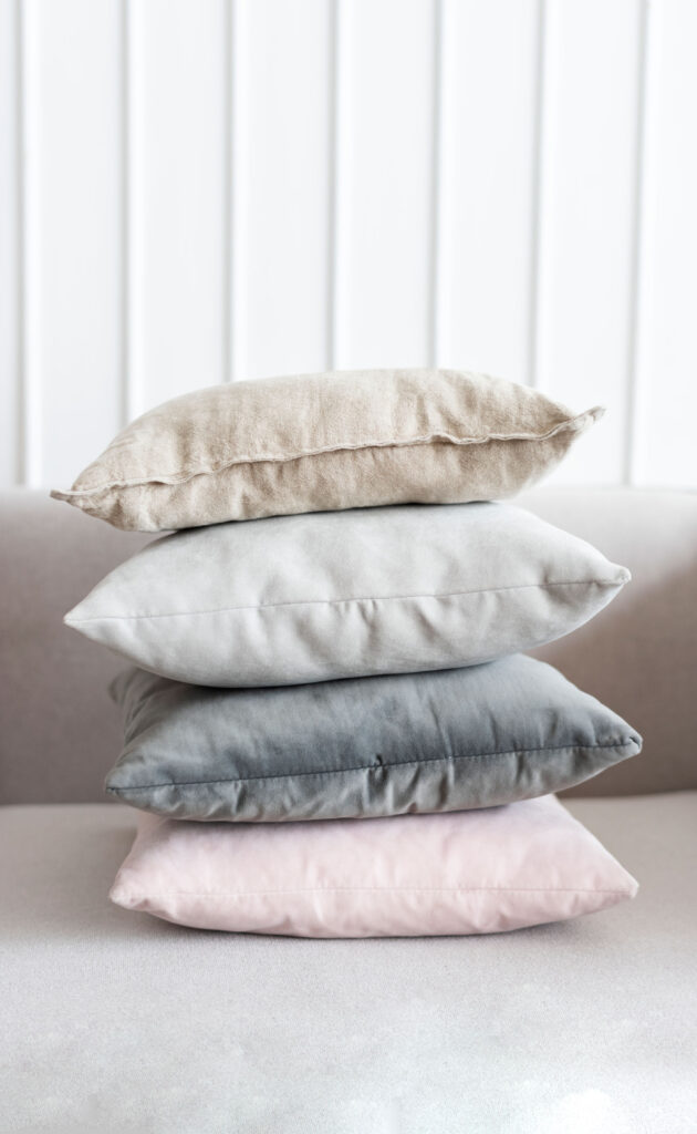 minimal linen cushion covers